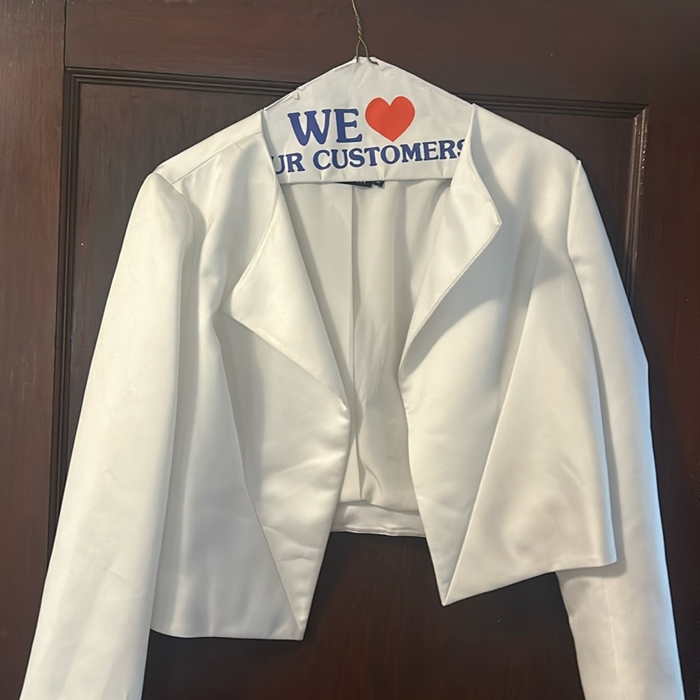 White blazer
